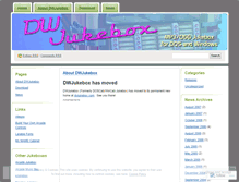 Tablet Screenshot of dwjukebox.wordpress.com