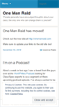 Mobile Screenshot of onemanraid.wordpress.com