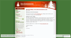 Desktop Screenshot of hotscreensaver.wordpress.com
