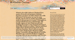 Desktop Screenshot of mikoshercocina.wordpress.com
