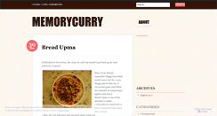 Desktop Screenshot of memorycurry.wordpress.com