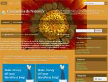 Tablet Screenshot of companhiadanatureza.wordpress.com