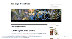 Desktop Screenshot of obatginjalkronisherbal.wordpress.com