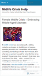 Mobile Screenshot of midlifecrisishelp.wordpress.com