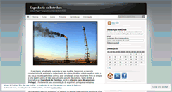 Desktop Screenshot of engenhariadepetroleos.wordpress.com