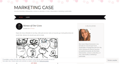 Desktop Screenshot of blogmarketingcase.wordpress.com