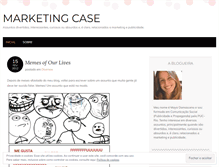 Tablet Screenshot of blogmarketingcase.wordpress.com