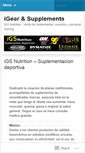 Mobile Screenshot of igsnutrition.wordpress.com