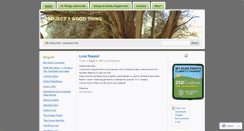 Desktop Screenshot of 1goodthing.wordpress.com