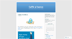 Desktop Screenshot of caffealbanco.wordpress.com