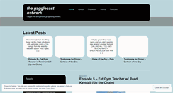 Desktop Screenshot of gagglecast.wordpress.com