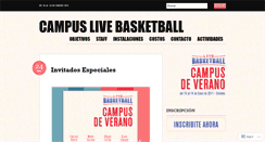 Desktop Screenshot of campuslivebasketball.wordpress.com