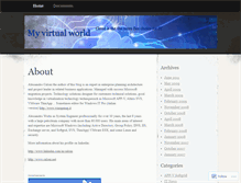 Tablet Screenshot of caloni.wordpress.com