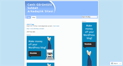 Desktop Screenshot of canligoruntulusohbet.wordpress.com