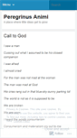 Mobile Screenshot of peregrinusanimi.wordpress.com