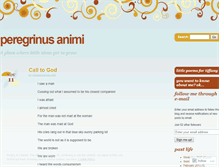 Tablet Screenshot of peregrinusanimi.wordpress.com