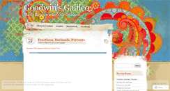 Desktop Screenshot of goodwingalileo.wordpress.com