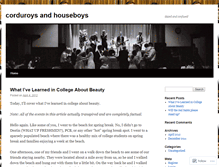 Tablet Screenshot of corduroysandhouseboys.wordpress.com