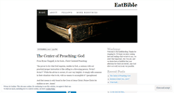 Desktop Screenshot of eatbible.wordpress.com