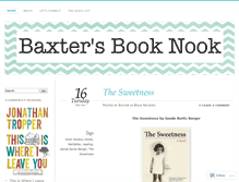Tablet Screenshot of baxtersbooknook.wordpress.com
