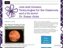 Tablet Screenshot of drjinks.wordpress.com