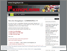 Tablet Screenshot of kingplayer.wordpress.com