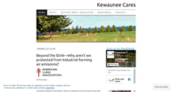 Desktop Screenshot of kewauneecares.wordpress.com