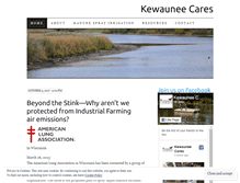 Tablet Screenshot of kewauneecares.wordpress.com