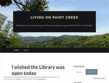 Tablet Screenshot of paintcreektn.wordpress.com