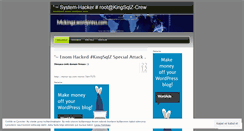 Desktop Screenshot of h4ckingz.wordpress.com
