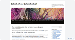 Desktop Screenshot of catskillartandculturefestival.wordpress.com