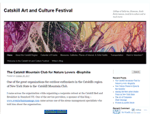 Tablet Screenshot of catskillartandculturefestival.wordpress.com