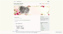 Desktop Screenshot of ourfirststeps.wordpress.com