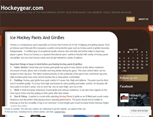 Tablet Screenshot of hockeygearusa.wordpress.com