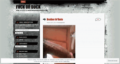 Desktop Screenshot of fvckorduck.wordpress.com