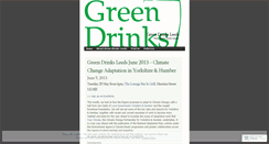Desktop Screenshot of greendrinksleeds.wordpress.com