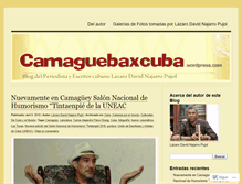 Tablet Screenshot of camaguebaxcuba.wordpress.com