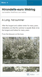 Mobile Screenshot of hirondelleeuro.wordpress.com