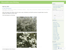 Tablet Screenshot of hirondelleeuro.wordpress.com