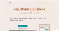 Desktop Screenshot of charityfashionshow.wordpress.com