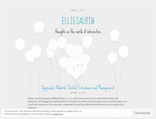 Tablet Screenshot of elliesalrin.wordpress.com