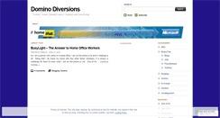 Desktop Screenshot of dominodiversions.wordpress.com