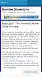 Mobile Screenshot of dominodiversions.wordpress.com