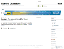 Tablet Screenshot of dominodiversions.wordpress.com