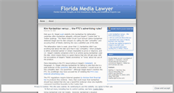 Desktop Screenshot of medialawonline.wordpress.com