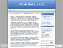 Tablet Screenshot of medialawonline.wordpress.com
