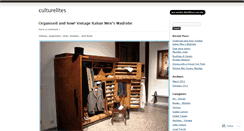 Desktop Screenshot of culturelites.wordpress.com