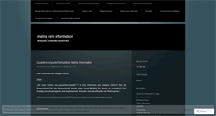 Desktop Screenshot of matrix2012.wordpress.com