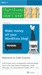Mobile Screenshot of craftcountry.wordpress.com