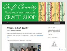 Tablet Screenshot of craftcountry.wordpress.com